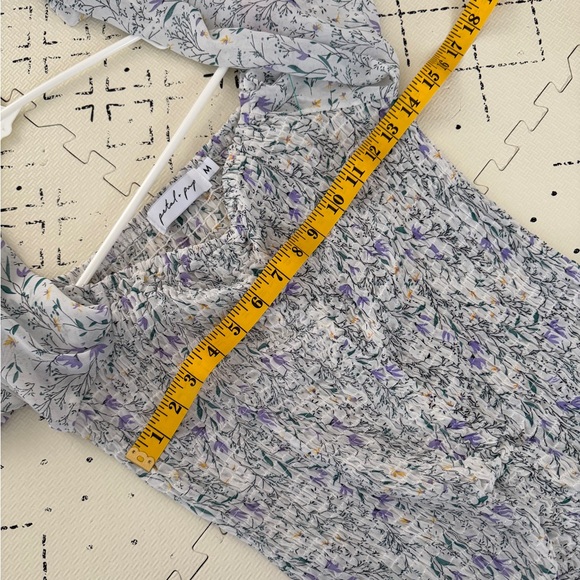 Petal & Pup long sleeve mini floral dress M - Picture 7 of 9